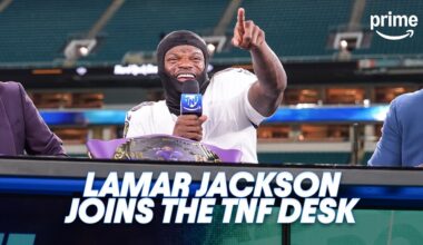 Lamar Jackson Reacts to Ravens’ Dominant Win vs. Dolphins | Prime Video