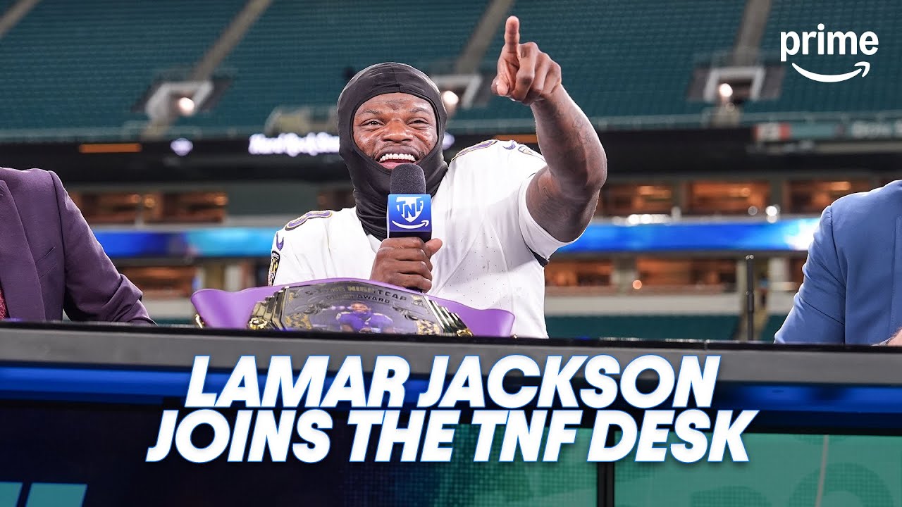 Lamar Jackson Reacts to Ravens’ Dominant Win vs. Dolphins | Prime Video