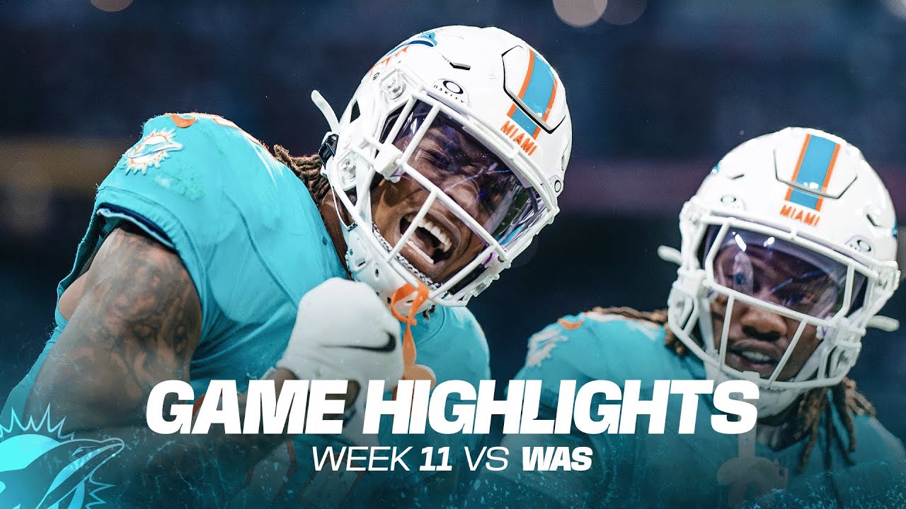Dolphins Top Plays vs Commanders