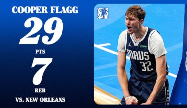 Cooper Flagg (29 PTS 7 REB 5 AST) vs. New Orleans Pelicans | November 21, 2025