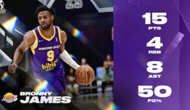 Bronny James Makes His G League Season Debut With South Bay Lakers