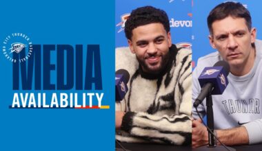 OKC Thunder Full Media Availability | Post Game at Utah Jazz | November 21, 2025