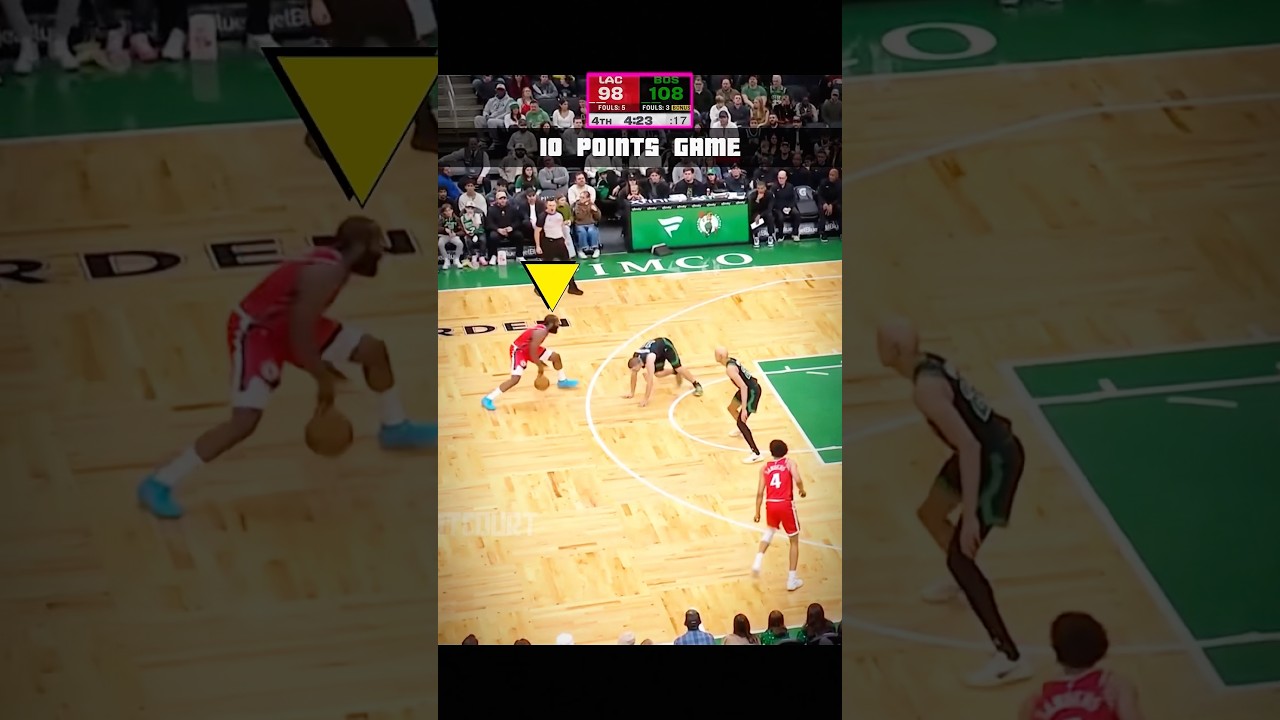 PART 1 - Harden’s Last Shot Sent Them to the Floor 😳 Wild Ending 76ers vs Celtics #nba #shorts