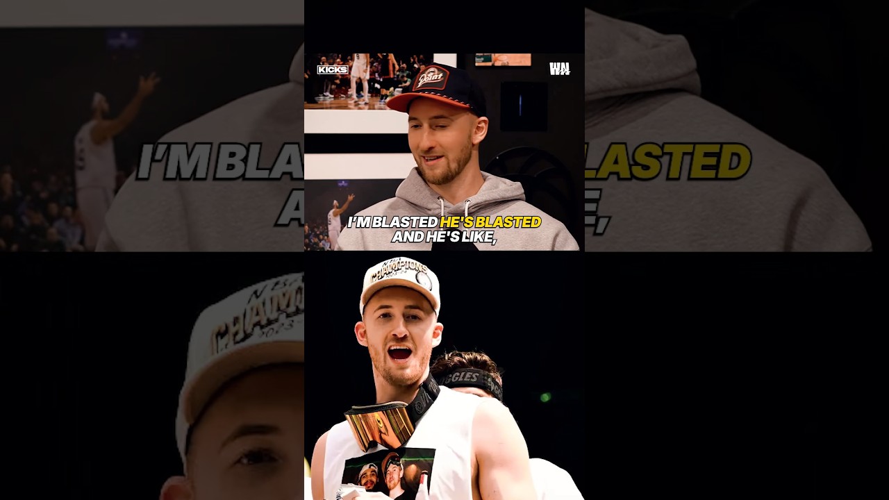 Sam Hauser had a legendary performance at the Celtics championship parade😂 #samhauser #celtics #nba