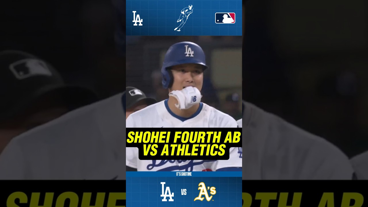 Shohei Fourth At-Bat vs Oakland Athletics