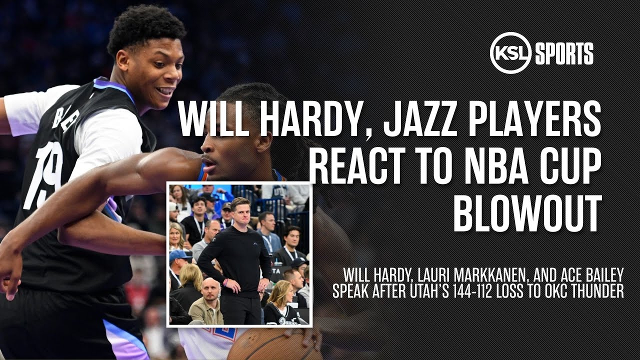 Will Hardy, Lauri Markkanen, Ace Bailey React To Jazz's NBA Cup Loss To Thunder
