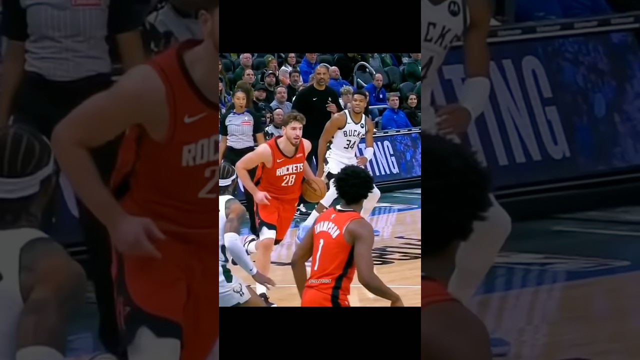 Sengun Had To Get Giannis Back 😤🔥#shorts