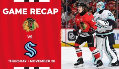 Blackhawks vs. Kraken Game Highlights | 11.20.25
