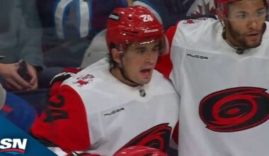 Seth Jarvis Scores Short-Handed Goal Against Hometown Jets