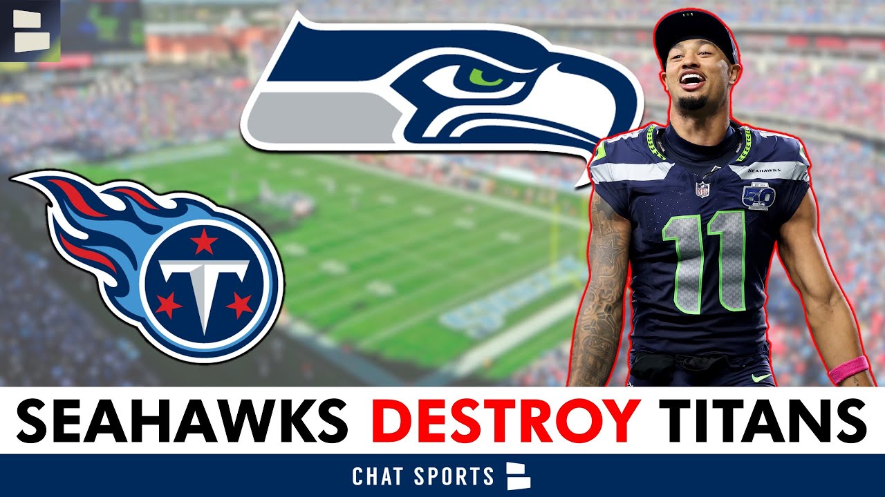 Seattle Seahawks vs. Tennessee Titans: Seahawks Will DESTROY The Titans!