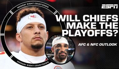 Are the Chiefs a PLAYOFF TEAM⁉️ 'THEY'RE AN AVERAGE FOOTBALL TEAM' - RC | Monday Night Countdown