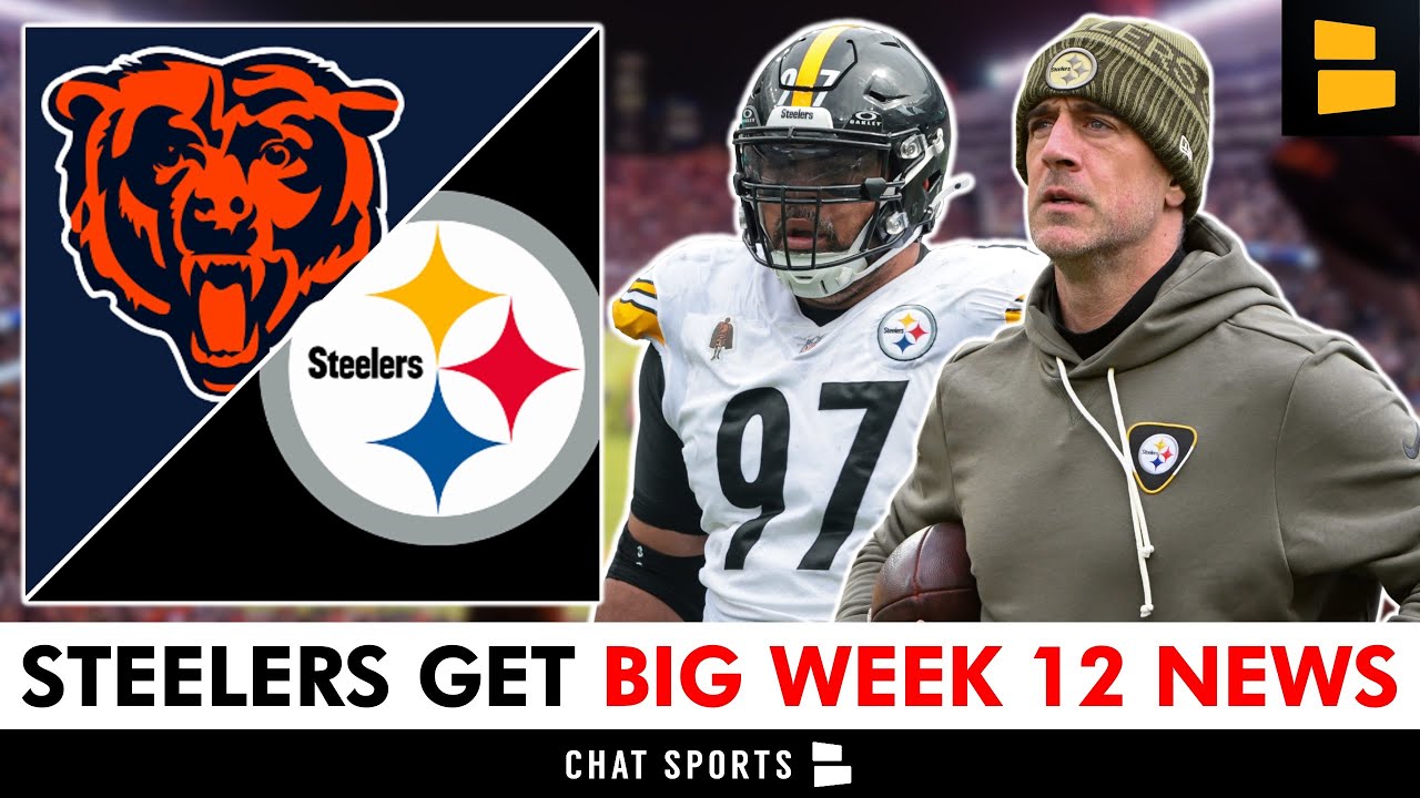 Steelers Week 12 Injury Report: Cam Heyward & Aaron Rodgers QUESTIONABLE vs. Bears | Steelers News