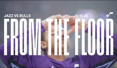 From the Floor: DRAMATIC 2OT win over Bulls 😳 | UTAH JAZZ