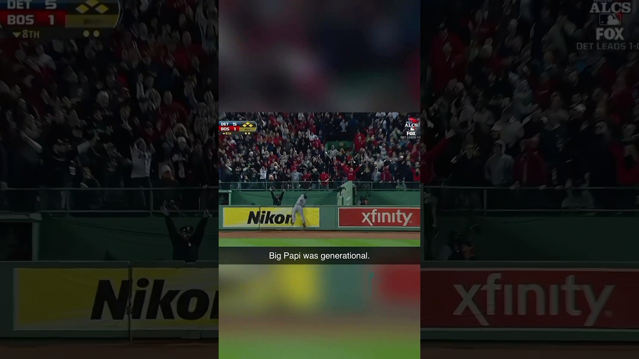 David Ortiz GRAND SLAM in playoffs to tie game against the Tigers #topplays #mlb #baseball