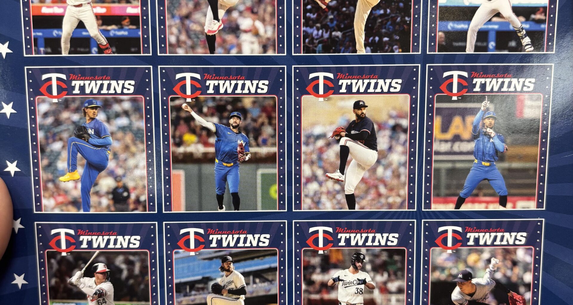 A 2026 Twins calendar with players that won’t even be on the team next year 🤣