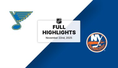NHL Highlights | Blues vs. Islanders | November 22, 2025