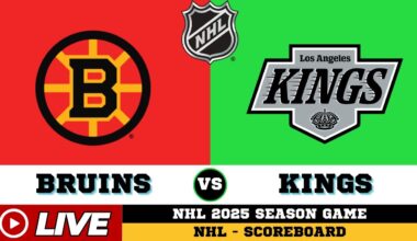 🔴LIVE : Boston Bruins Vs Los Angeles Kings | NHL 2025 | NHL Live SCOREBOARD