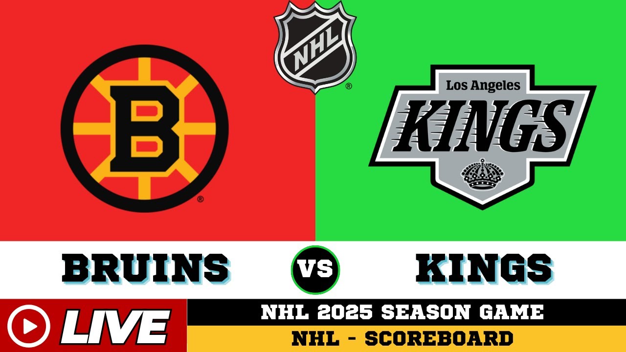 🔴LIVE : Boston Bruins Vs Los Angeles Kings | NHL 2025 | NHL Live SCOREBOARD