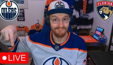 EDMONTON OILERS VS FLORIDA PANTHERS LIVE | FAN REACTION & COMMENTARY