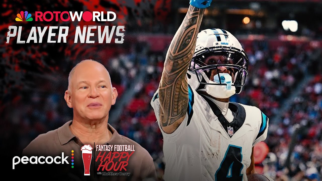 Tetairoa McMillan is 'a complete WR' for Panthers offense | Fantasy Football Happy Hour | NFL on NBC