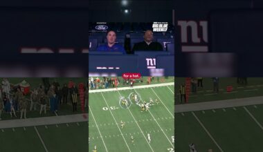 Mike Kafka breaks down game film with Carl Banks 🎞️ #shorts #giants #filmbreakdown #football #nfl
