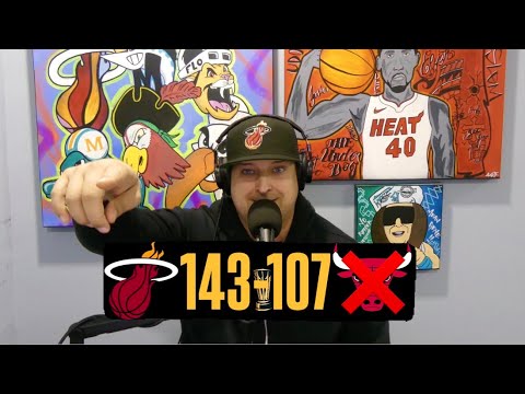 Miami Heat Blowout Bulls In NBA Cup Play | Kel'el Ware Double-Double | Keshad Johnson Has Best Game