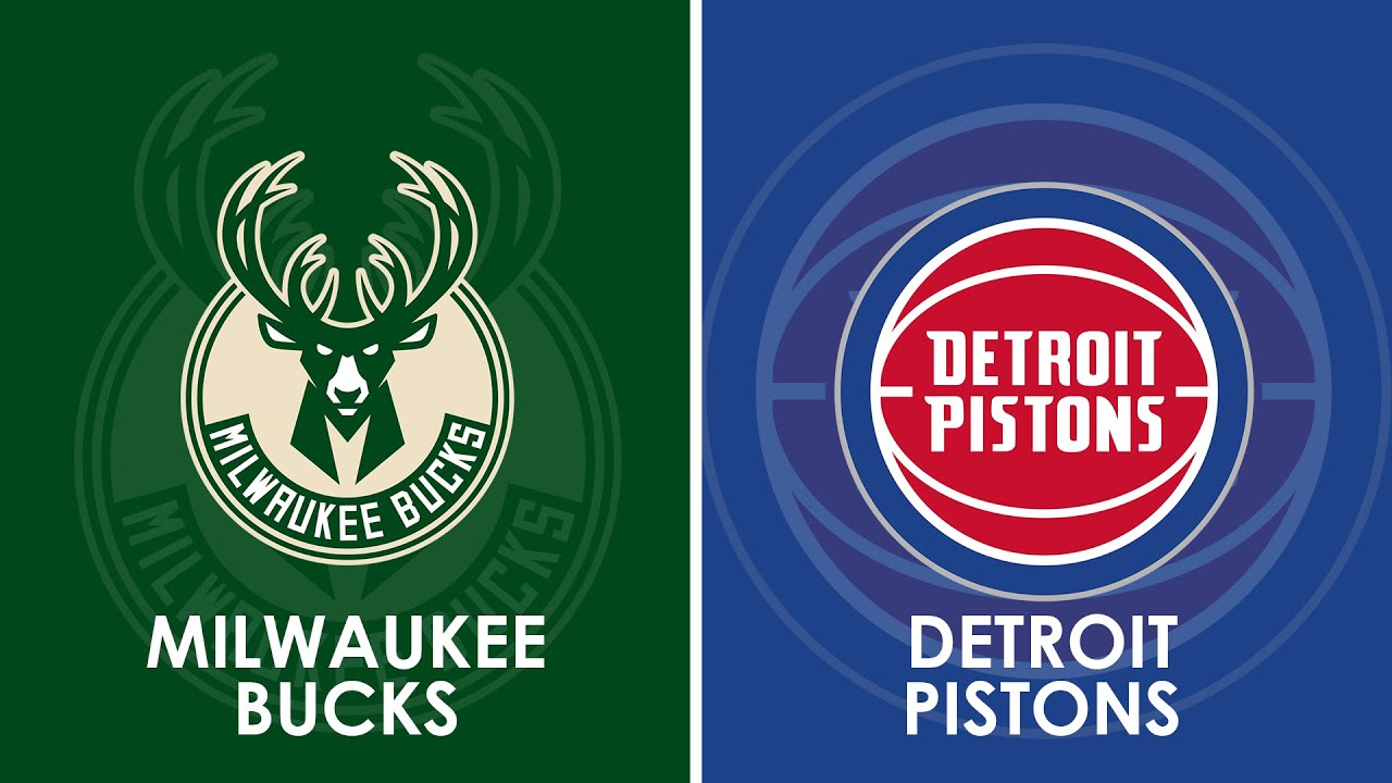 Milwaukee Bucks vs Detroit Pistons NBA Live Scoreboard
