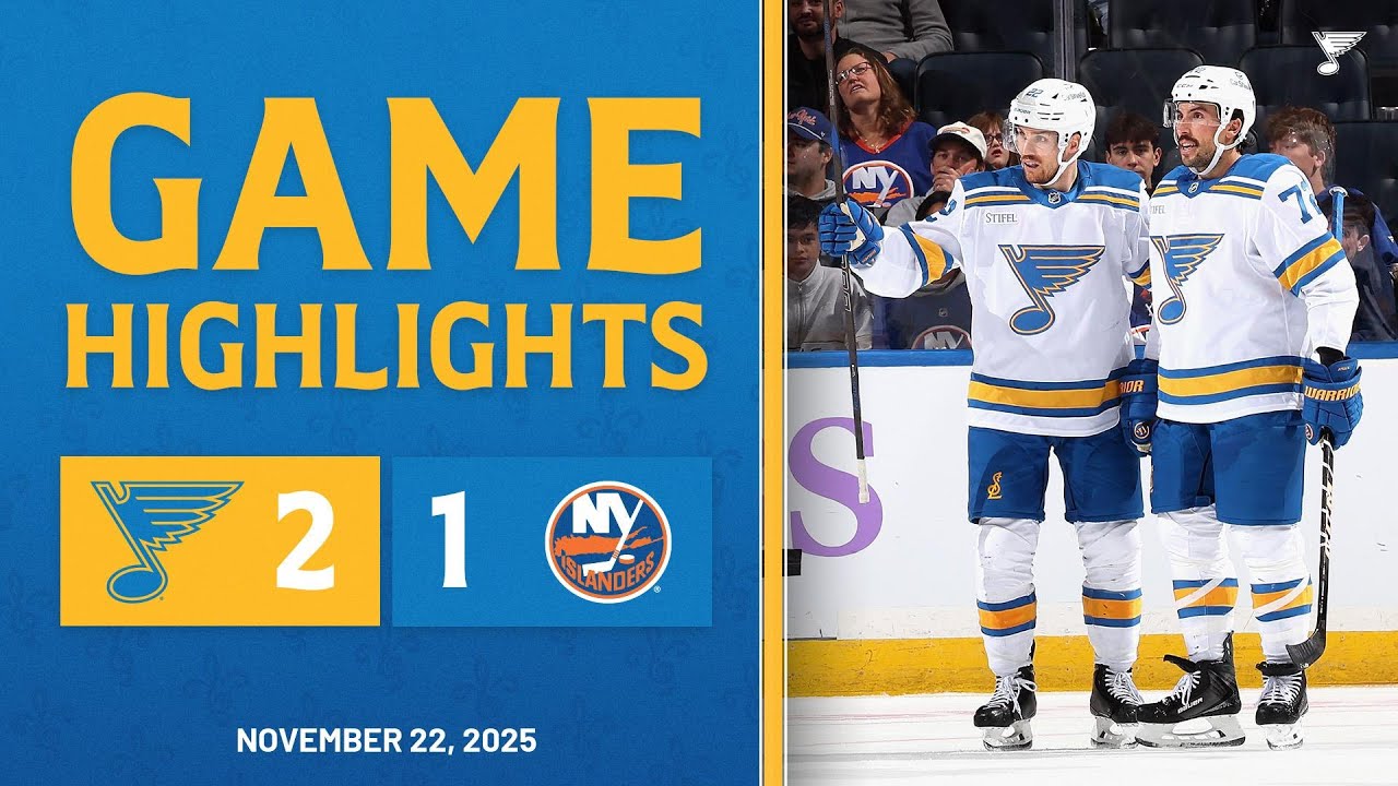 Game Highlights: Blues 2, Islanders 1