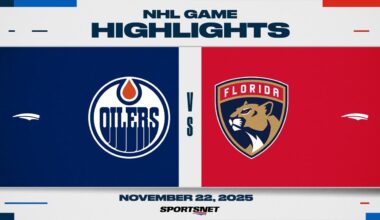 NHL Highlights | Oilers vs. Panthers - November 22, 2025