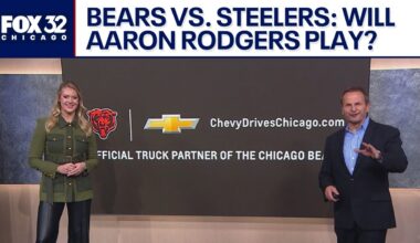 Bears take on Steelers Sunday — Will Aaron Rodgers play? | Chicago Sports Tonight