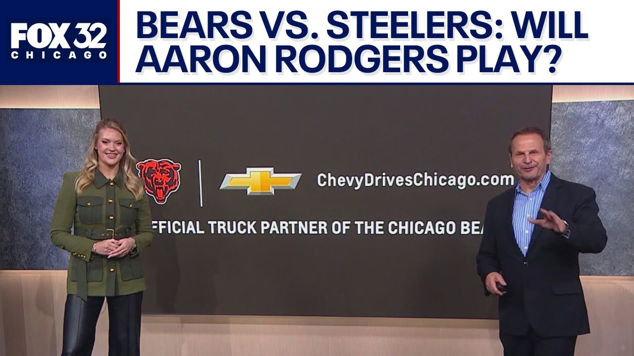 Bears take on Steelers Sunday — Will Aaron Rodgers play? | Chicago Sports Tonight