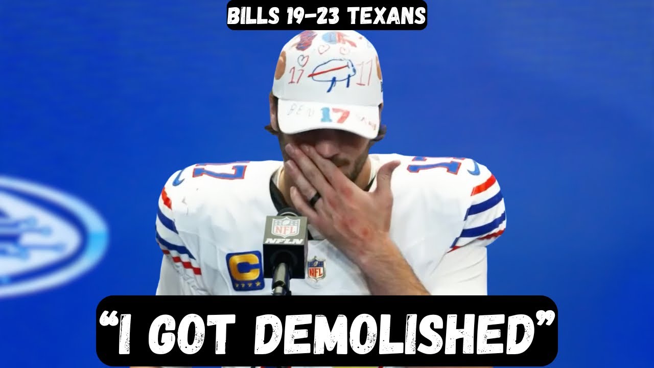 Josh Allen Post Game Press Conference Interview - Buffalo Bills vs Houston Texans