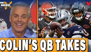 Colin Cowherd’s QB takes: Shedeur’s first Browns start, Dak Prescott & Caleb Williams | THE HERD NFL