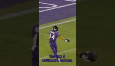 The top 5 players on the Baltimore Ravens!