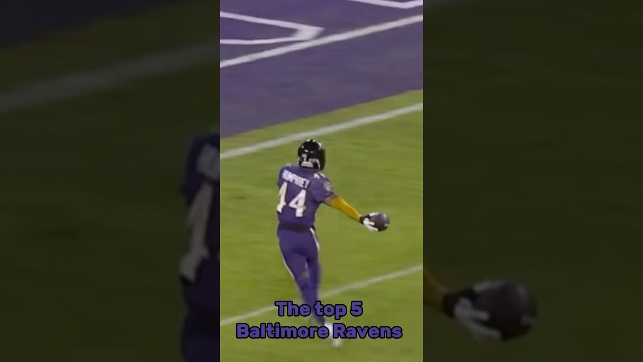 The top 5 players on the Baltimore Ravens!