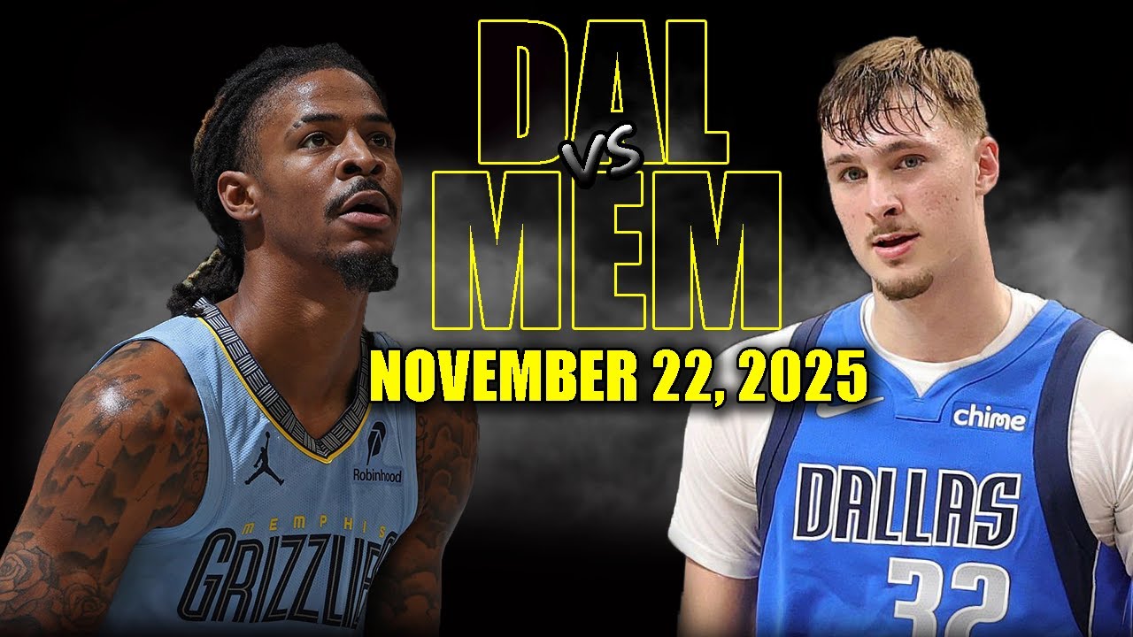 Dallas Mavericks vs Memphis Grizzlies Full Game Highlights - November 22, 2025 | NBA Season