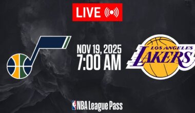 🔴 NBA LIVE! Utah Jazz vs Los Angeles Lakers | November 19, 2025 | NBA Full Game highlights NBA 2K26