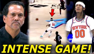 CRAZY ENDING! Serious mode si Coach spo, lupet ng mga pasa ni Clarkson! | Knicks vs Heat