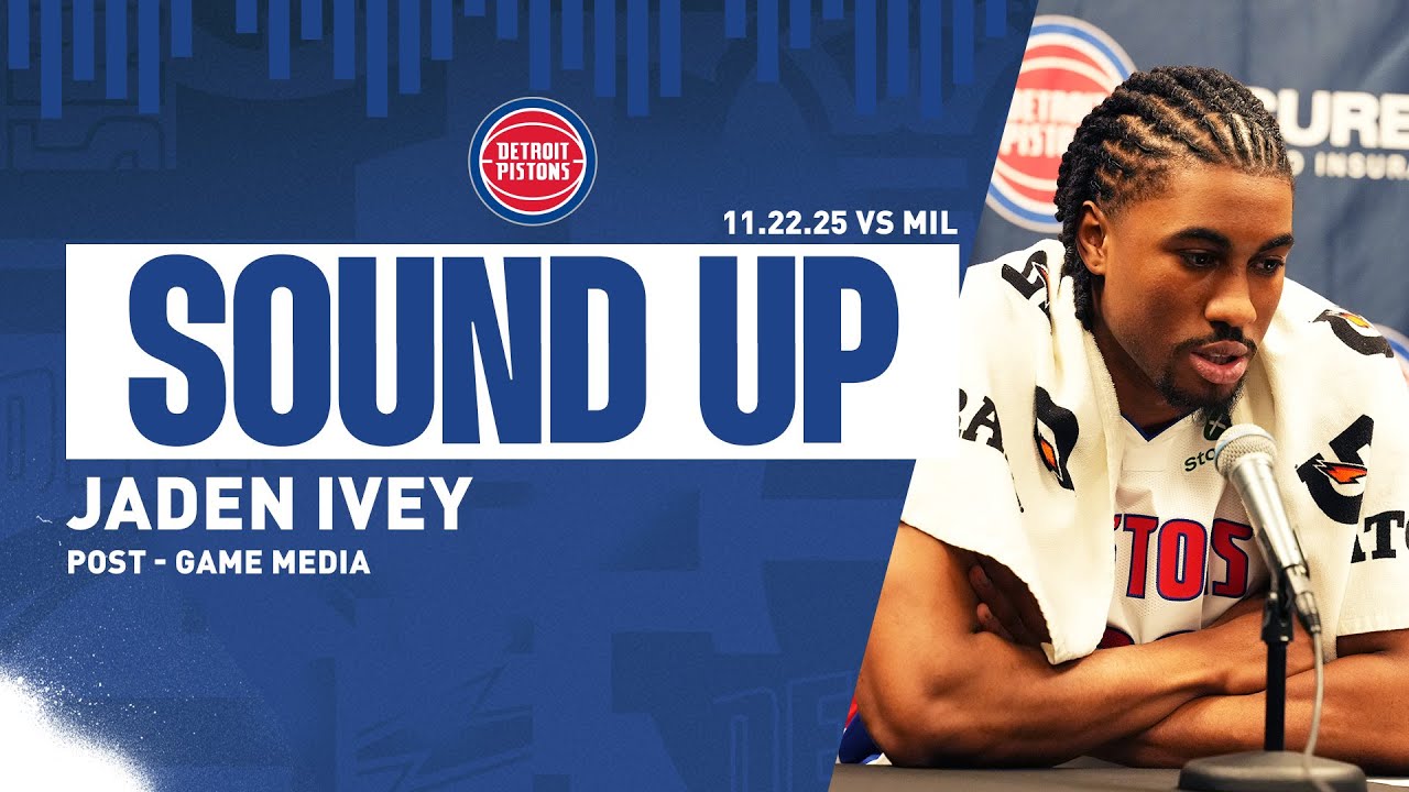 Post-Game Press Conference: Jaden Ivey | Pistons vs. Bucks | 11.22.2025