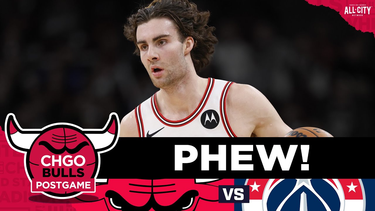BULLS POSTGAME: Josh Giddey drops TRIPLE DOUBLE! Bulls ESCAPE vs. Wizards | CHGO Bulls Podcast