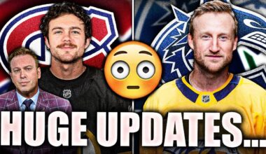 HUGE CANUCKS & CANADIENS NEWS — SURPRISING NEW CENTRE OPTIONS JUST REVEALED