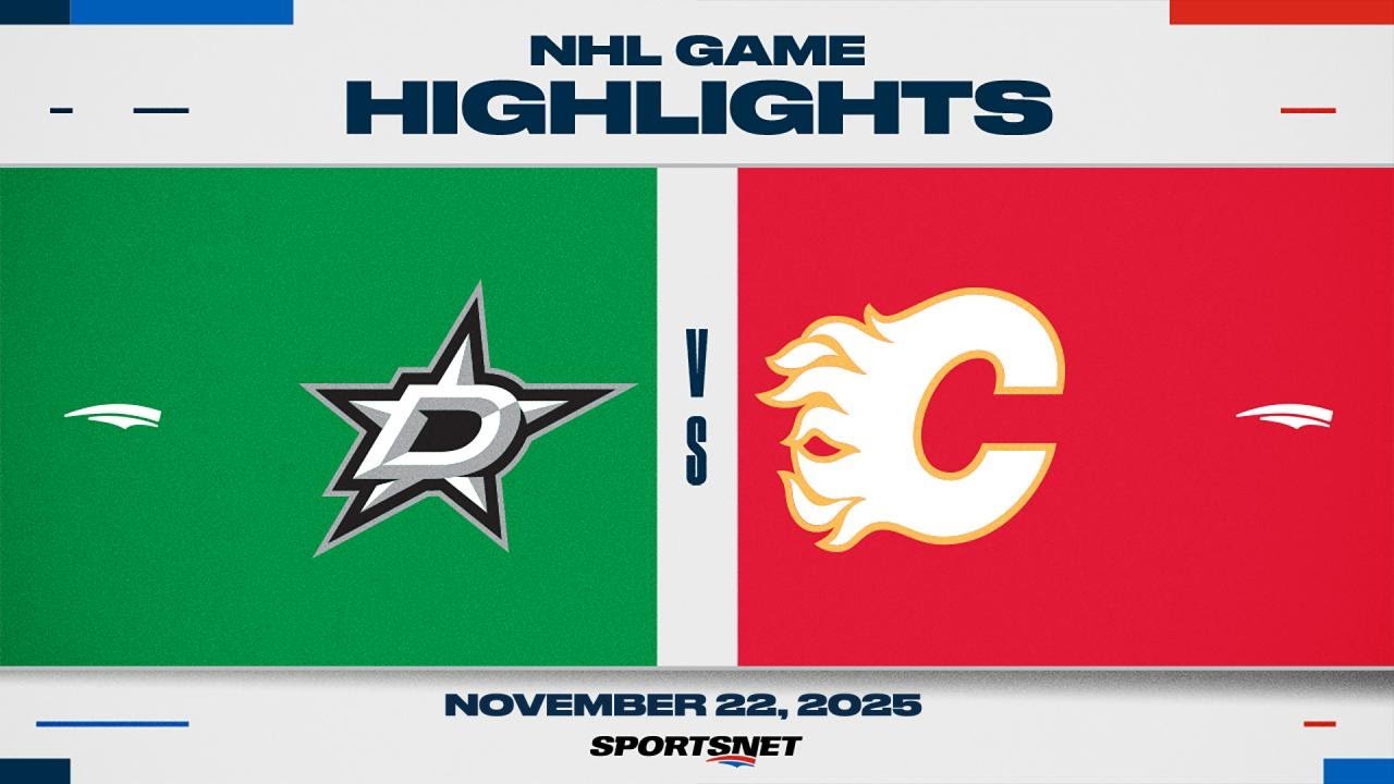 NHL Highlights | Stars vs. Flames - November 22, 2025