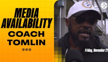 Coach Tomlin gives an update on QB Aaron Rodgers' game status at CHI (Nov. 21) | Pittsburgh Steelers