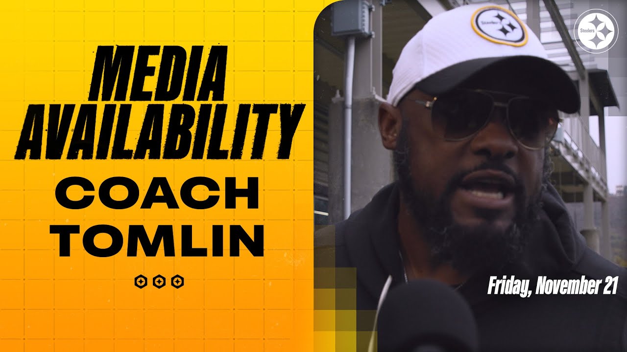 Coach Tomlin gives an update on QB Aaron Rodgers' game status at CHI (Nov. 21) | Pittsburgh Steelers