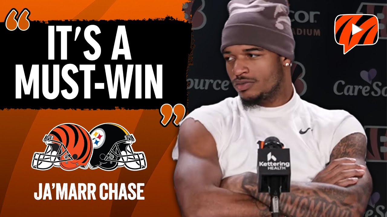 Ja'Marr Chase on Bengals' Must-Win Game vs. Steelers, Joe Burrow's return to practice and more