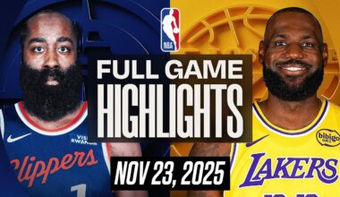 LAKERS vs CLIPPERS FULL GAME HIGHLIGHTS NOVEMBER 23, 2025 NBA HIGHLIGHTS TODAY