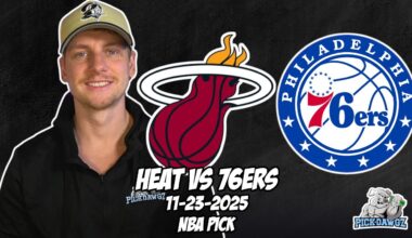 Miami Heat vs Philadelphia 76ers 11/23/25 NBA Free Picks & Prediction | NBA Betting Tips