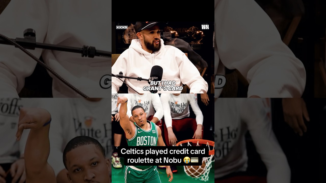 Derrick & Sam played credit card roulette at Nobu on their first day as a Celtic 😂 #nba #celtics