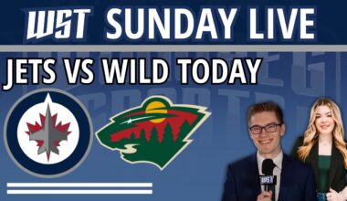 Winnipeg Jets vs Minnesota Wild today, Hellebuyck out 4-6 weeks | WST Sunday Live