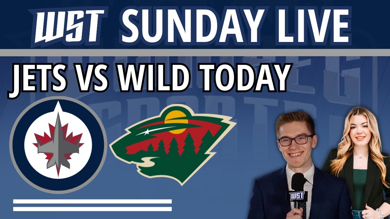 Winnipeg Jets vs Minnesota Wild today, Hellebuyck out 4-6 weeks | WST Sunday Live